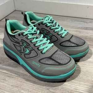 Gdefy Gravity Defyer Mighty Walk 8 XW Vero Shock Gray Walking Shoes TB9022FGU